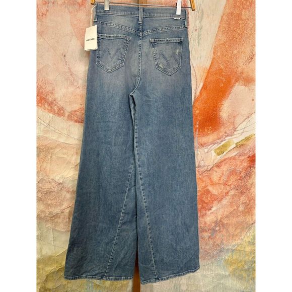 Anthropologie MOTHER The Enchanter High-Rise Wide-Leg Jeans Size 25 - Picture 7 of 9